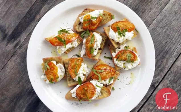 Crostini de Albaricoque Asado