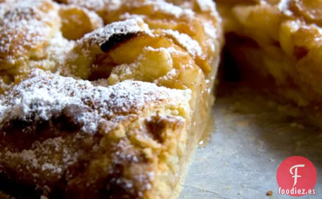 Tarta De Pera Rústica Con Brandy De Albaricoque
