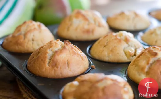 Muffins de Avena y Nuez de Albaricoque y Nuez