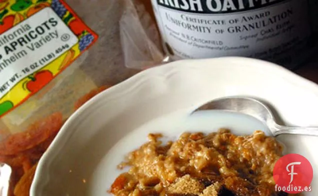 Avena Nocturna Con Albaricoques Y Suero De Mantequilla