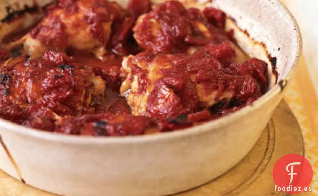 Pollo al Albaricoque a la Barbacoa