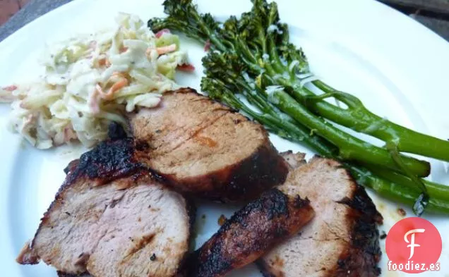 Solomillo de Cerdo a la Parrilla con albaricoque y Rummy