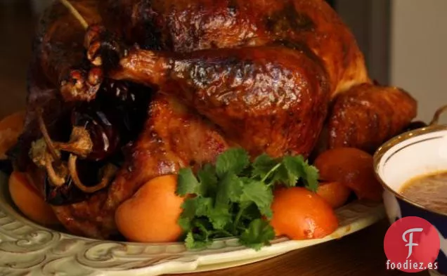 Pavo Glaseado de Albaricoque y Tequila