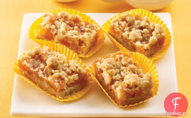 Barritas de Macadamia con Caramelo de Albaricoque