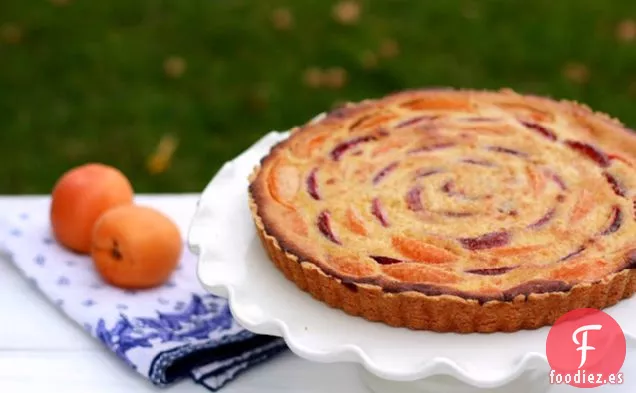 Tarta de Almendra de ciruela y albaricoque