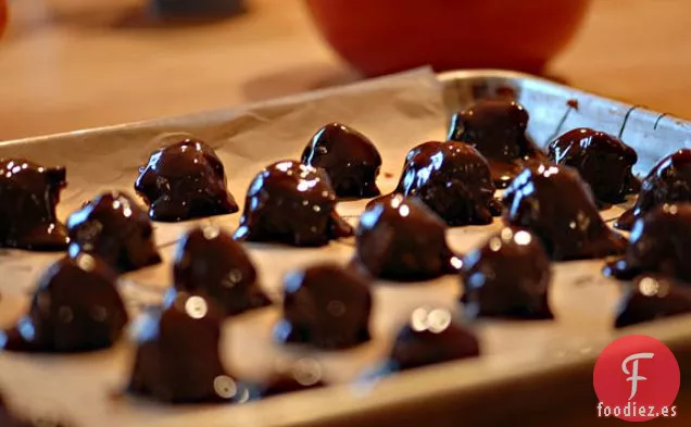 Trufas de Albaricoque de Arándano Crudo