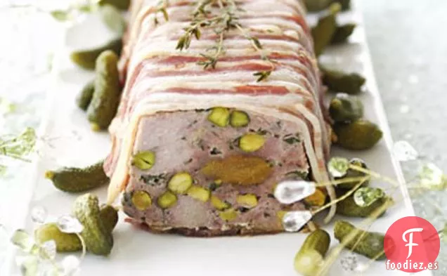 Terrina de Cerdo, Albaricoque y Pistacho