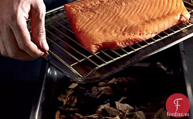 Salmón Ahumado y Curado con Cáscara de Naranja