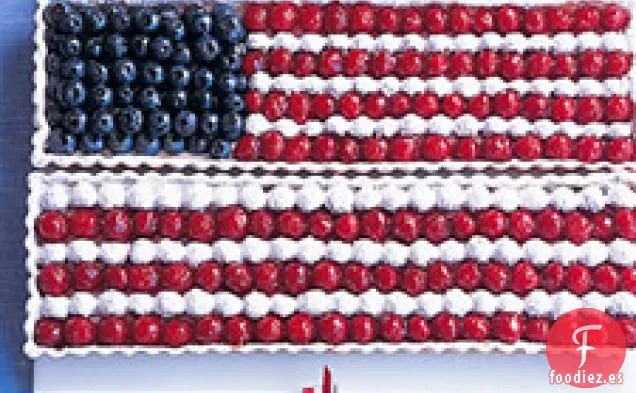 Tarta de Bandera Americana