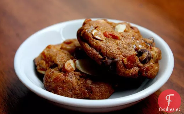 Galletas de Albaricoque, Almendras y Chispas de Chocolate