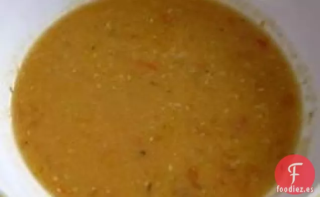 Sopa de Lentejas de Albaricoque