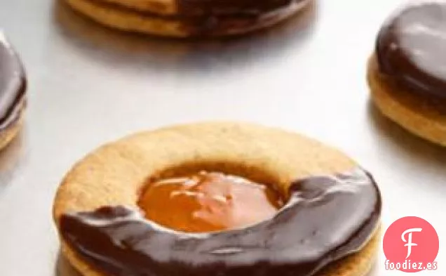 Galletas tipo Sándwich de Albaricoque y almendra