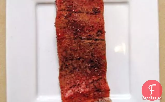 Salmón Ahumado Especiado Con Canela Y Chile En Polvo