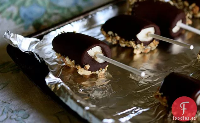 Mini Bananas Bañadas en Chocolate