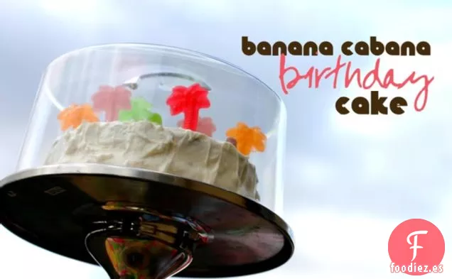 Pastel de Cumpleaños de Banana Cabana