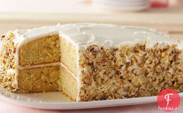 Pastel de Crema Agria de Plátano