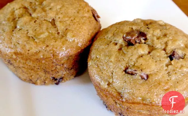 Muffins de Chocolate Espresso de Plátano
