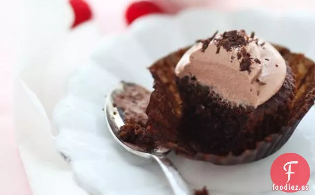 Cupcakes De Chocolate, Plátano Y Teff