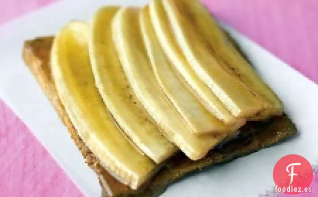 Tartaletas de Plátano glaseadas con Ron