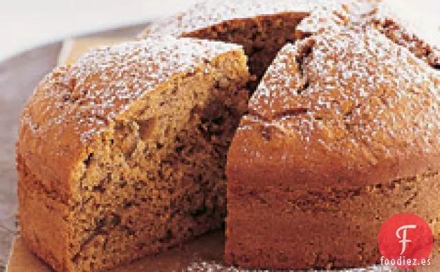 Pastel de plátano y nuez