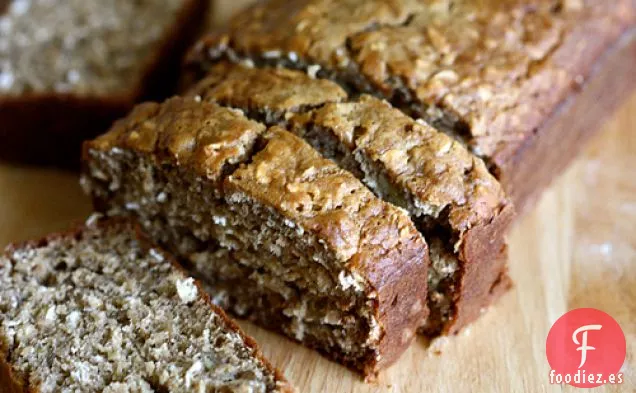 Pan de Plátano con Harina de Avena Baja en Grasa