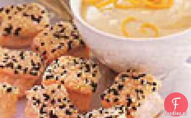 Salmón con Costra de Sésamo y Salsa de Miso de Naranja