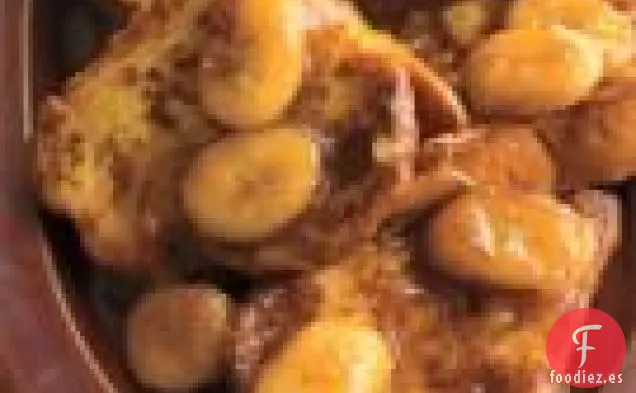 Tostadas Francesas Con Bananas Caramelizadas