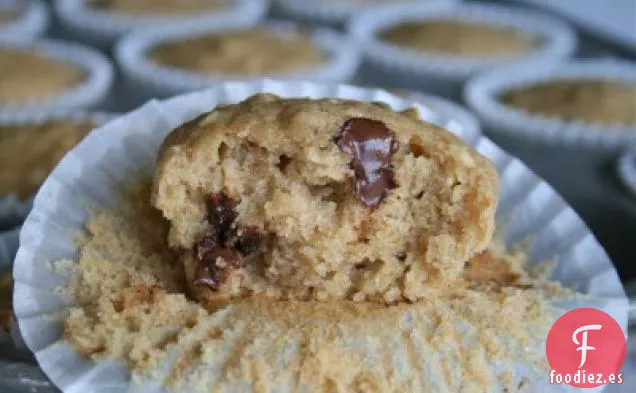 Muffins de Avena y Plátano de Trigo Integral