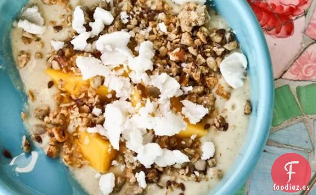 Batido de Masa de Plátano y Mango para Niño