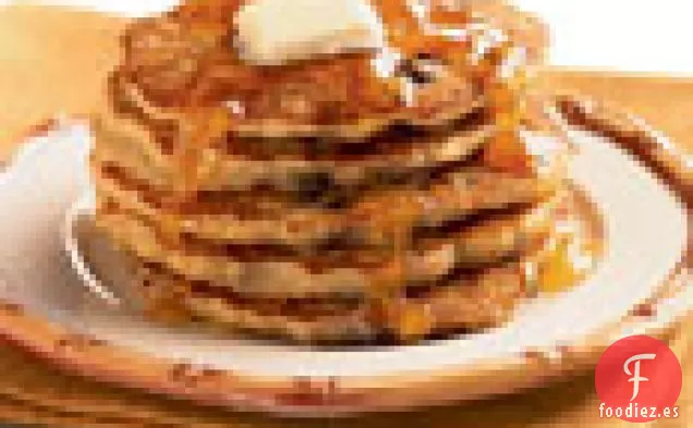 Tortitas de Plátano, Pasas y Avena