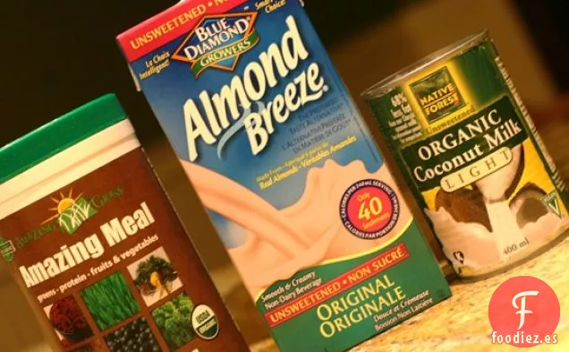 Avena Vegana para la Noche con Servicio Suave de Algarroba y Plátano