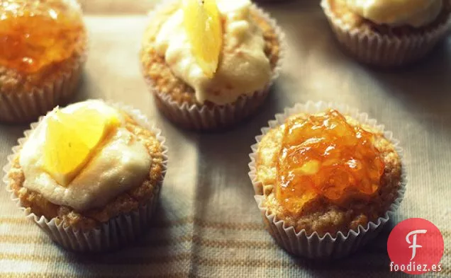 Cupcakes De Colibrí Con Glaseado De Mermelada