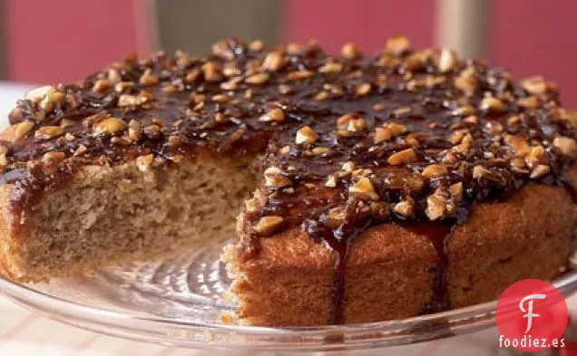 Pastel de Café de Plátano con Nueces de Macadamia y Coco