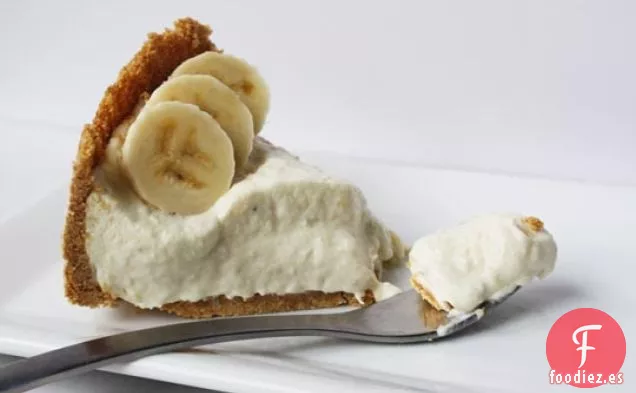 Tarta de Queso de Plátano con Nevera