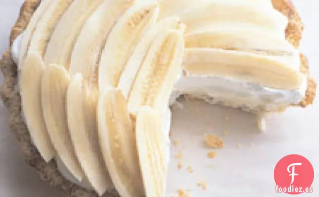 Pastel de Crema de Plátano