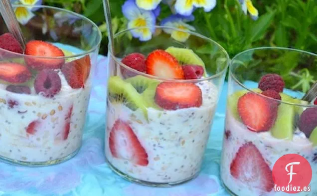 Papilla De Verano Fresca Y Afrutada (Muesli bircher)