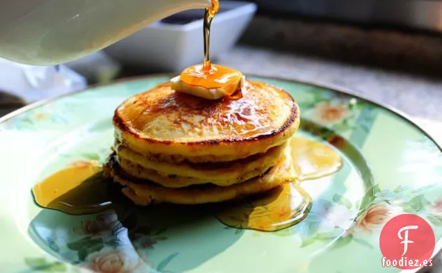 Tortitas de Harina de Maíz (con jarabe de Mora)