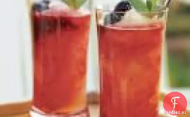 Limonada Congelada Con Puré De Mora