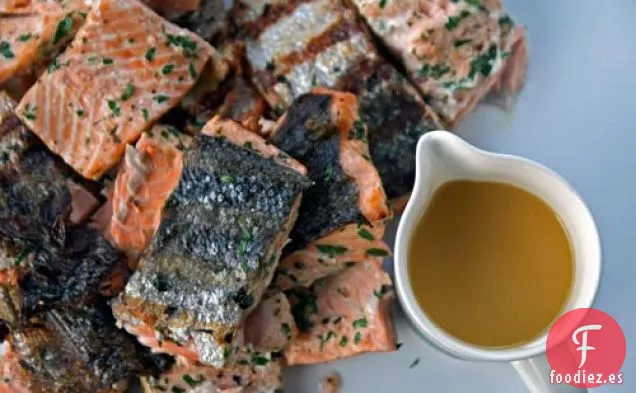Cena de Esta noche: Salmón con Aderezo Cítrico