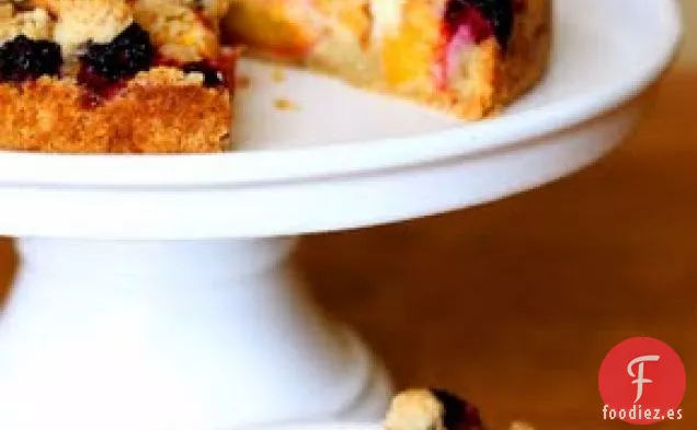 Crumble de Melocotón y Zarzamora