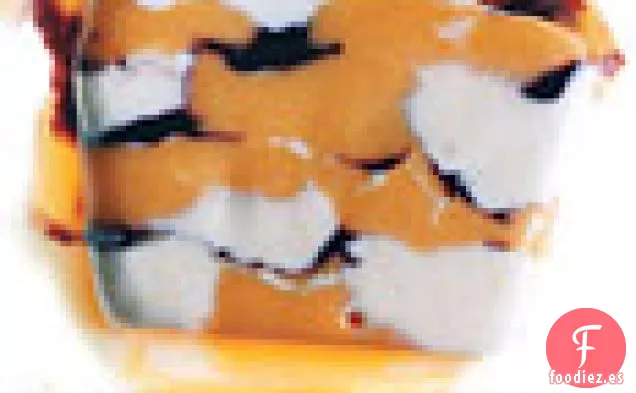 Mosaico de Mango Congelado, Moras Cassis y Vainilla