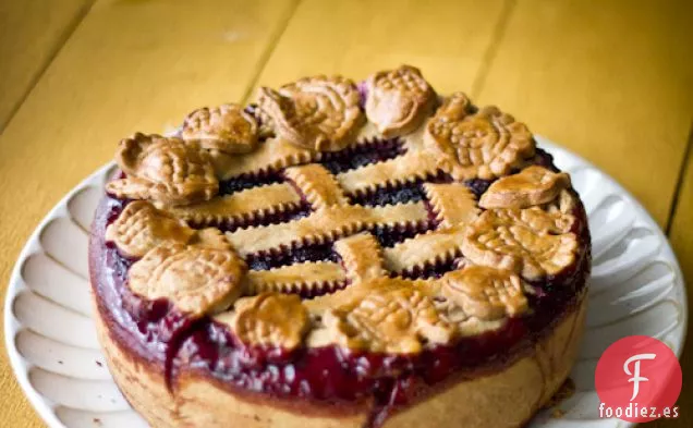 Tarta de Queso Crema de Moras