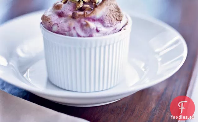 Soufflés de Bayas de Verano Arremolinados