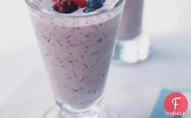 Batido de Leche de Bayas Confitadas