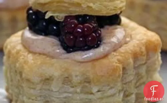 Blackberry Tartas De Hojaldre