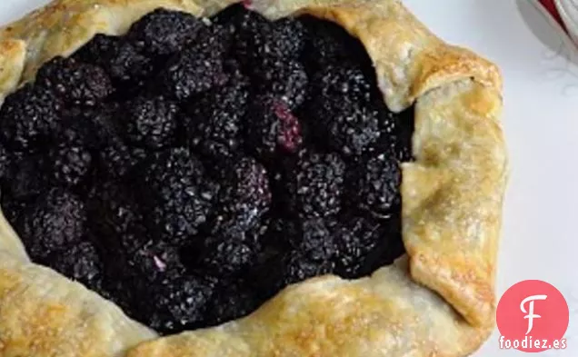 Galette De Moras Con Crema Batida De Vainilla Casera