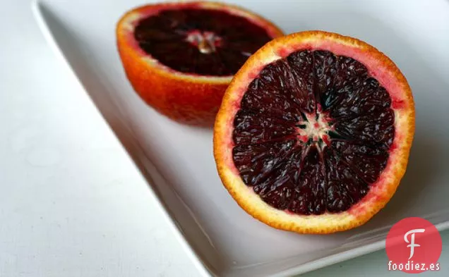 Pastel de Yogur de Naranja Sanguina