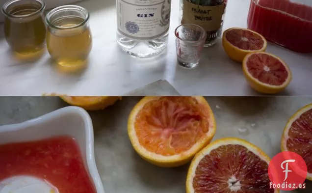 Sparkler de Ginebra de Naranja Sanguina