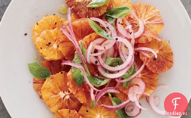 Ensalada de Naranja Sanguina y Cebolla Roja