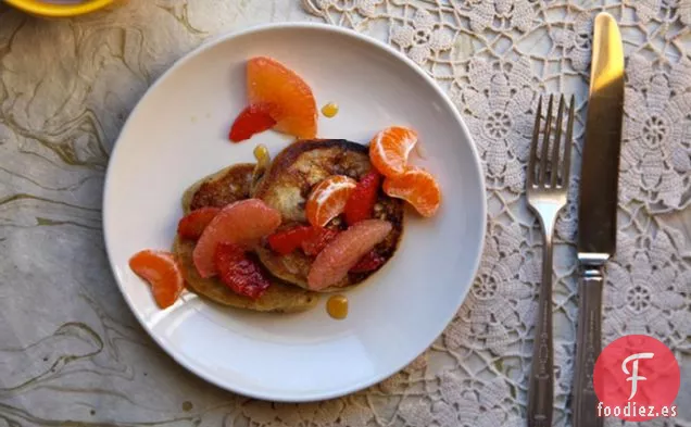 Tortitas Cítricas de Invierno de Mantequilla Marrón